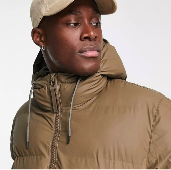 NWT RAINS Puffer Jacket 15060 Wood Brown Waterproof Thermore Insullated XXL Men - Picture 2 of 11